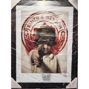 Van Saro "Monkey See Monkey Do" Framed & Signed With One of a Kind Drawing 33 Ed